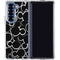 Disney Mickey Mouse Logo Pattern Galaxy Z Fold6 Clear Case